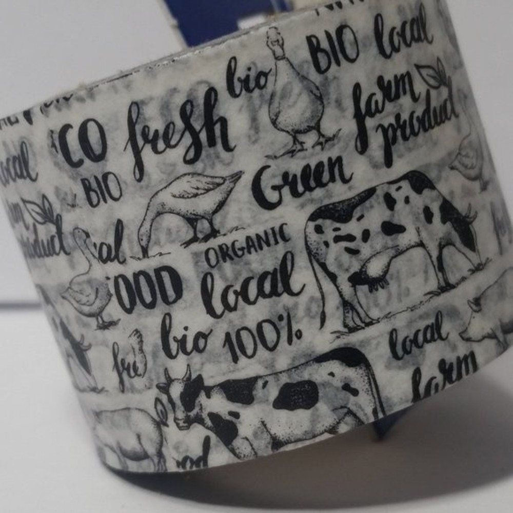 Washi Tape Local Organic Food Farm Animals Scrapbook Paper Crafts Card Making